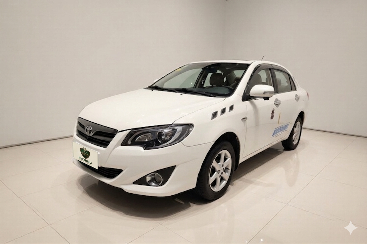 White 2013 Toyota Corolla EX Luxury Edition Sedan - Riching Used Car Trading