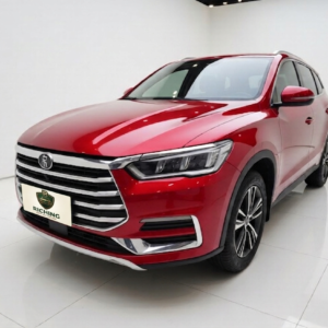 White 2019 BYD Song Pro 1.5T Automatic SUV Front View - Riching Used Car Trading